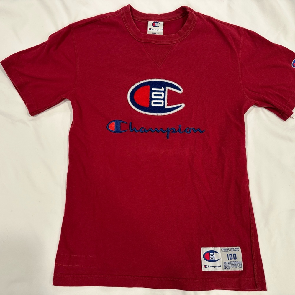 Champion Adult 1990s Red Tee